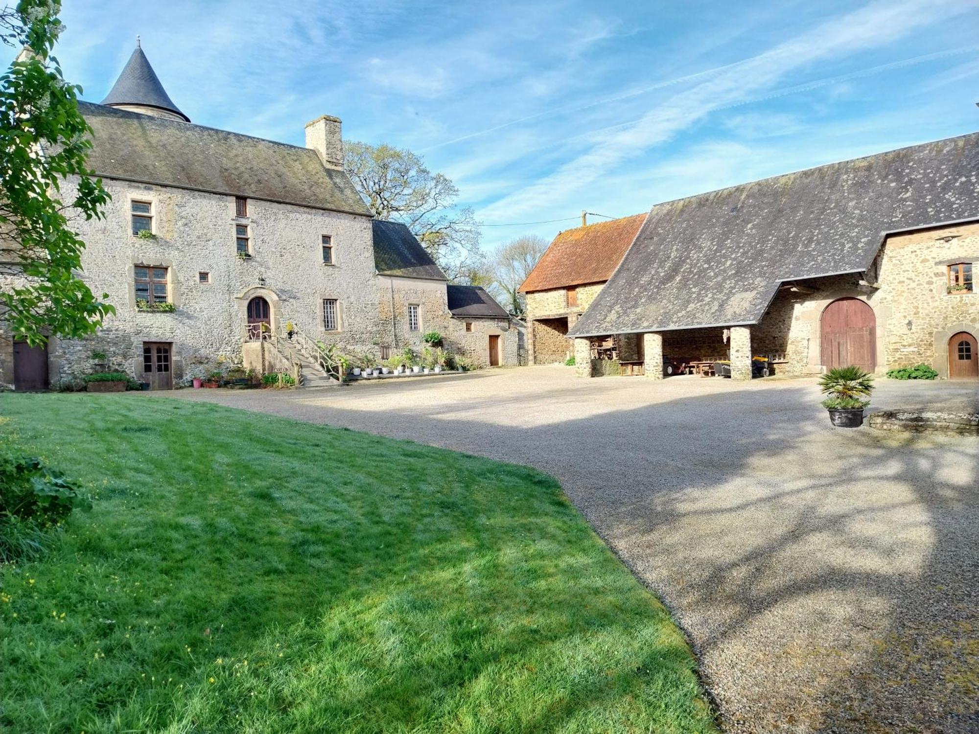 Manoir De La Foulerie Bed & Breakfast Ancteville Bagian luar foto