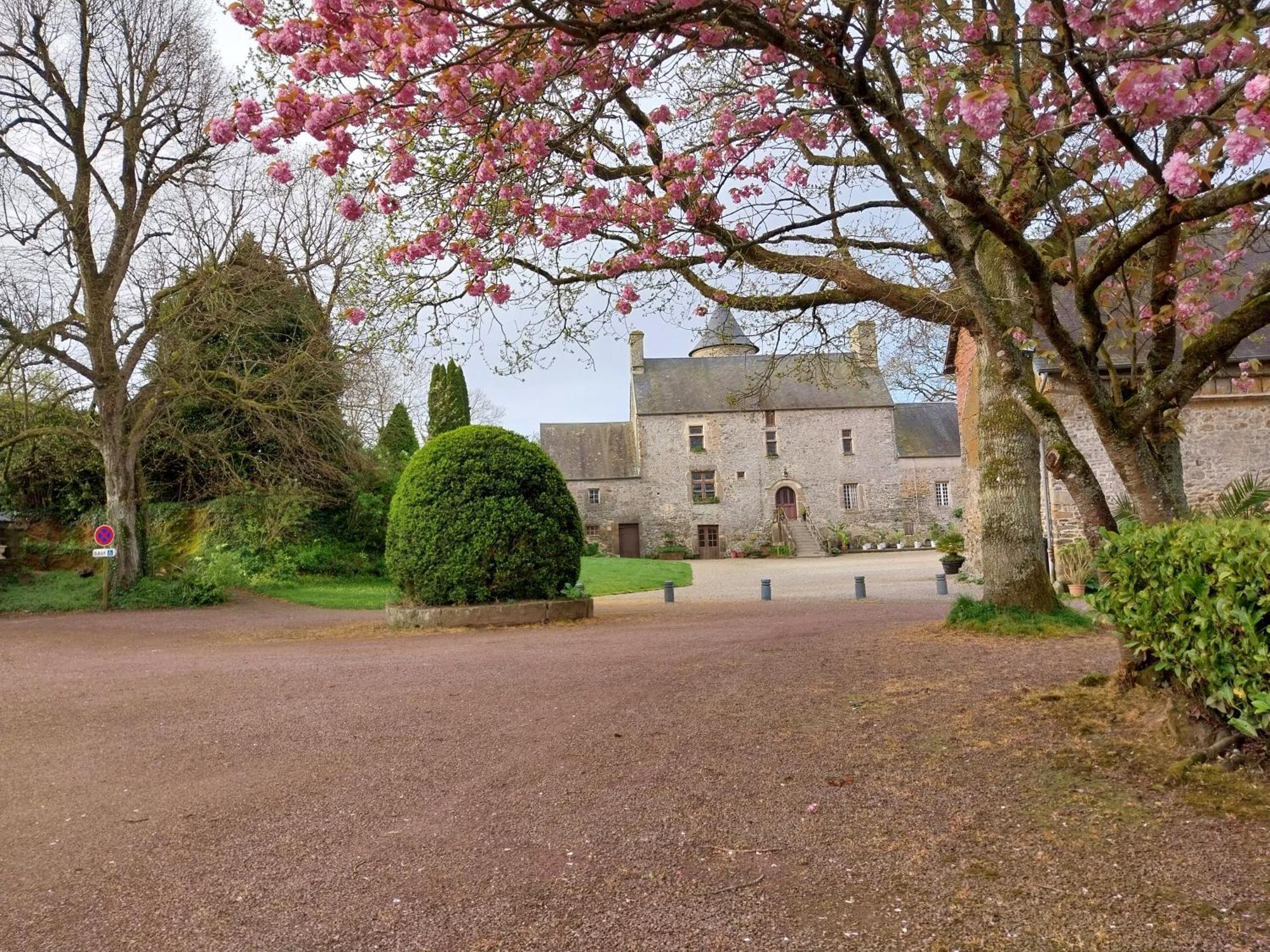 Manoir De La Foulerie Bed & Breakfast Ancteville Bagian luar foto