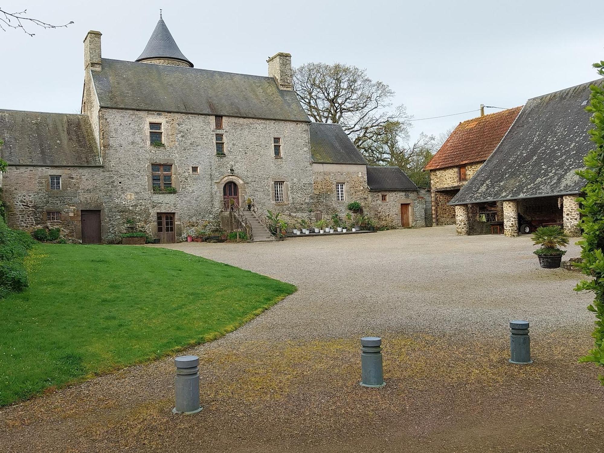 Manoir De La Foulerie Bed & Breakfast Ancteville Bagian luar foto