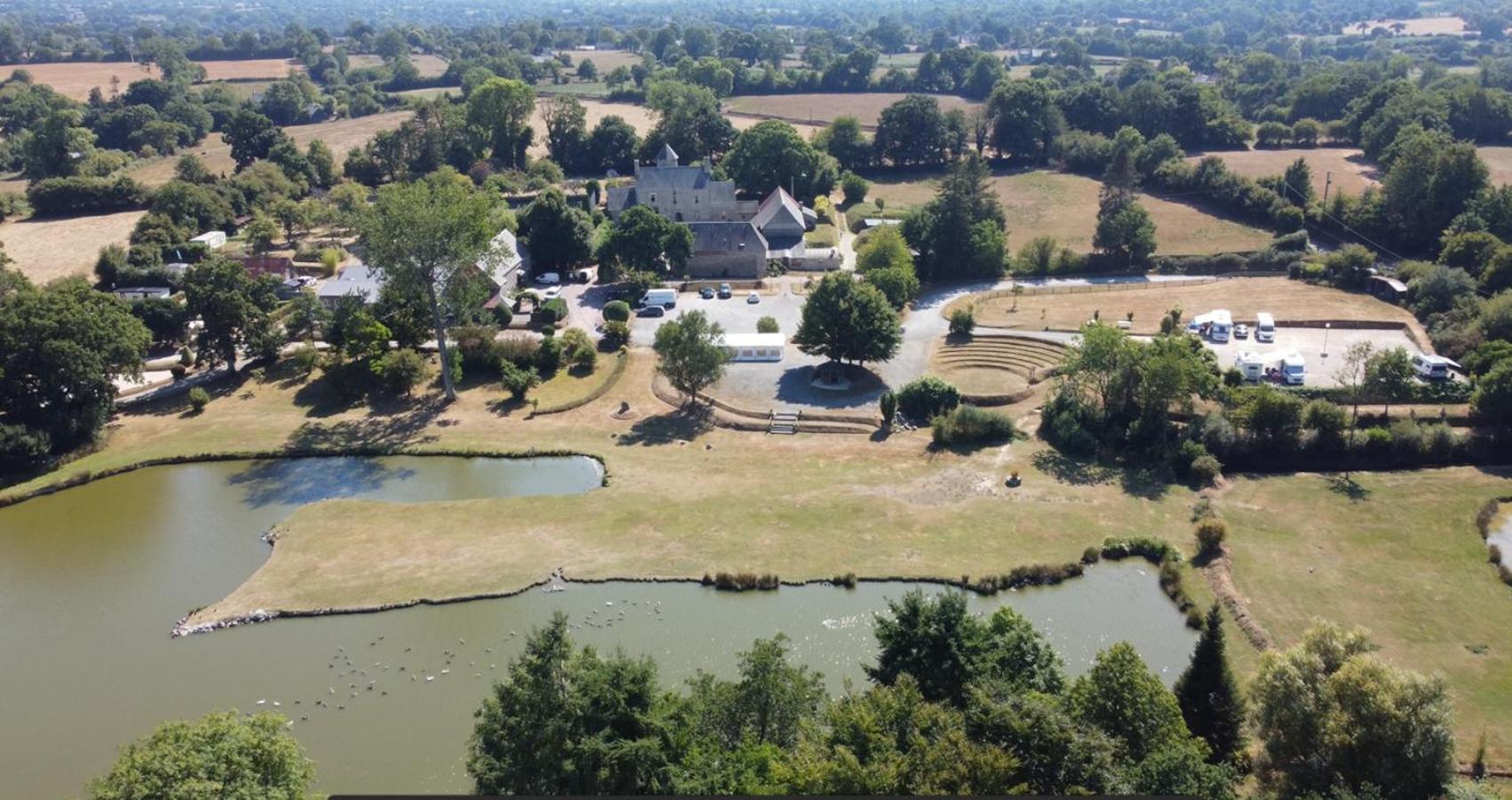 Manoir De La Foulerie Bed & Breakfast Ancteville Bagian luar foto