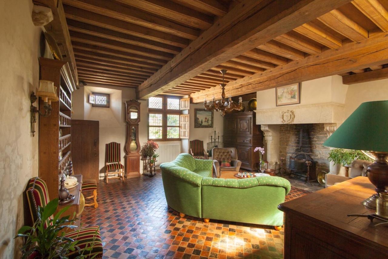 Manoir De La Foulerie Bed & Breakfast Ancteville Bagian luar foto